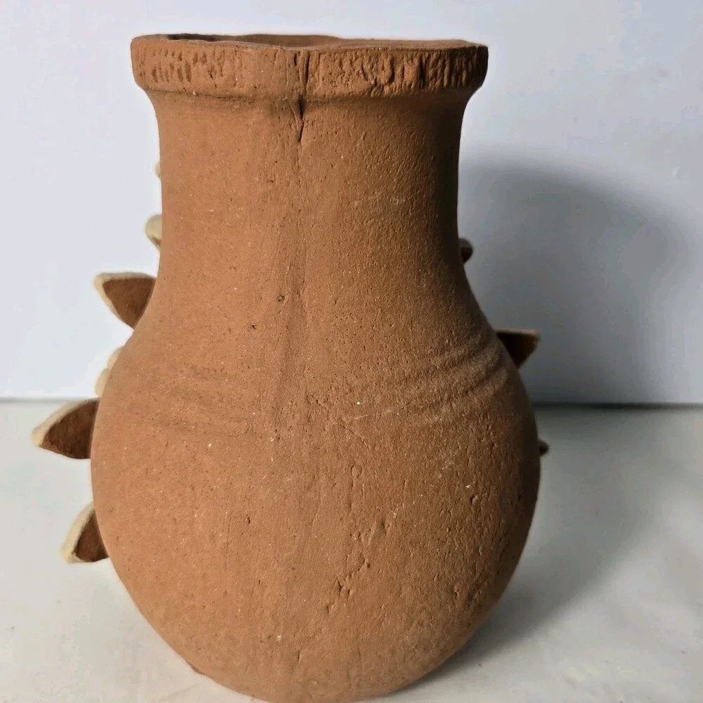 7 Inch Mini Tabletop Terracotta Chimney Mexican Art Handmade
